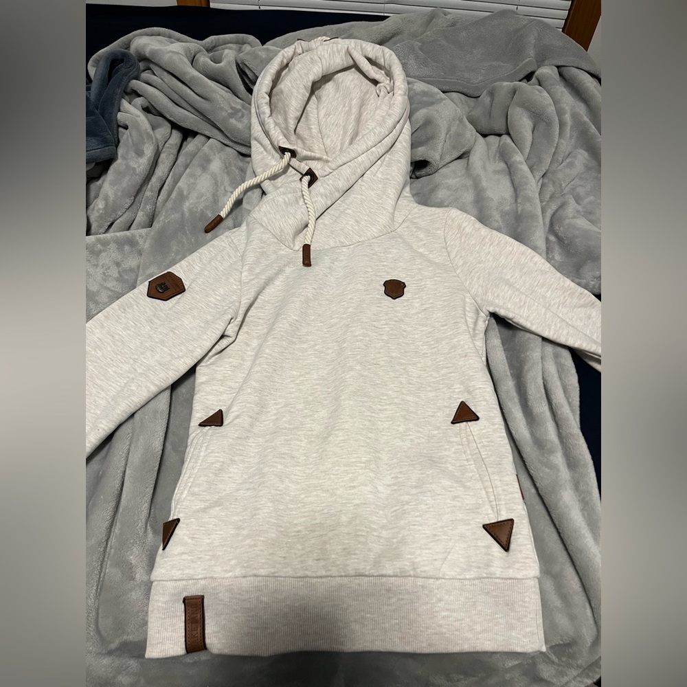 Naketano women’s cowl neck pullover hoodie